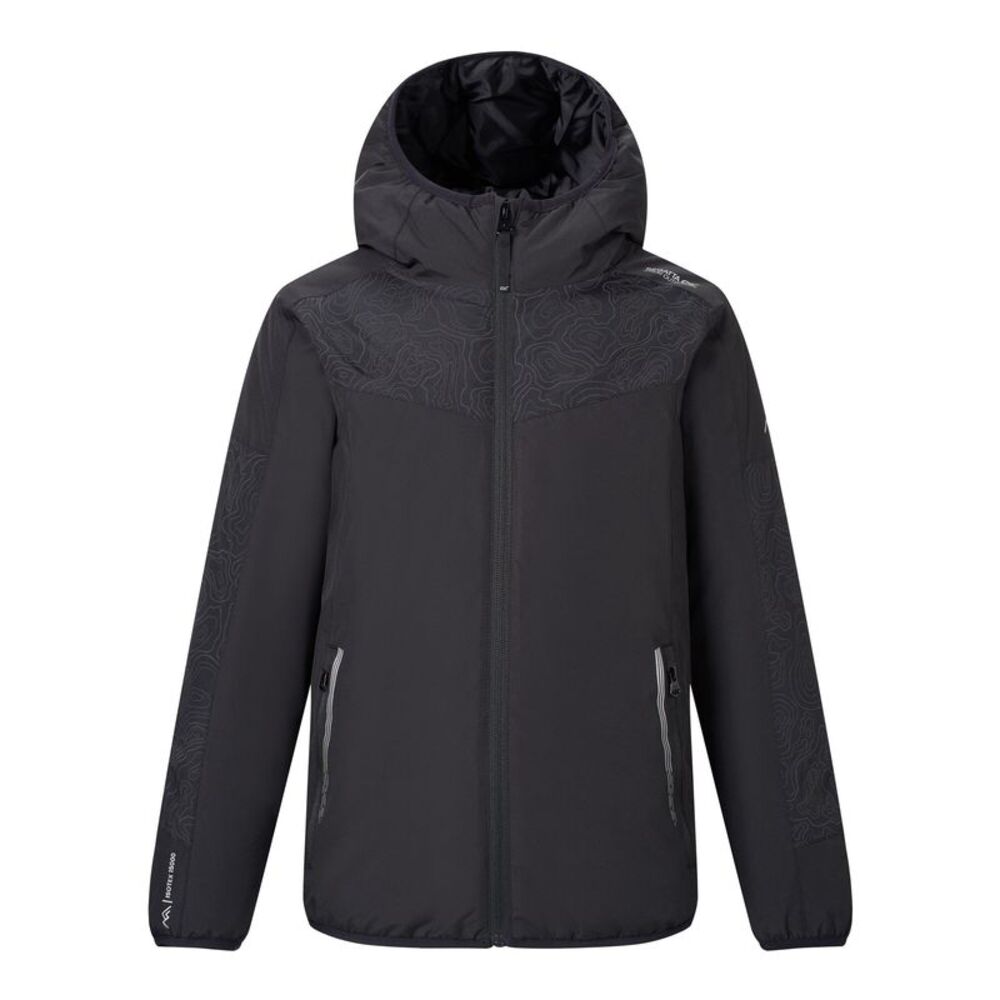 Regatta Childrens/Kids Illuma Reflective Waterproof Insulated Jacket / Black
